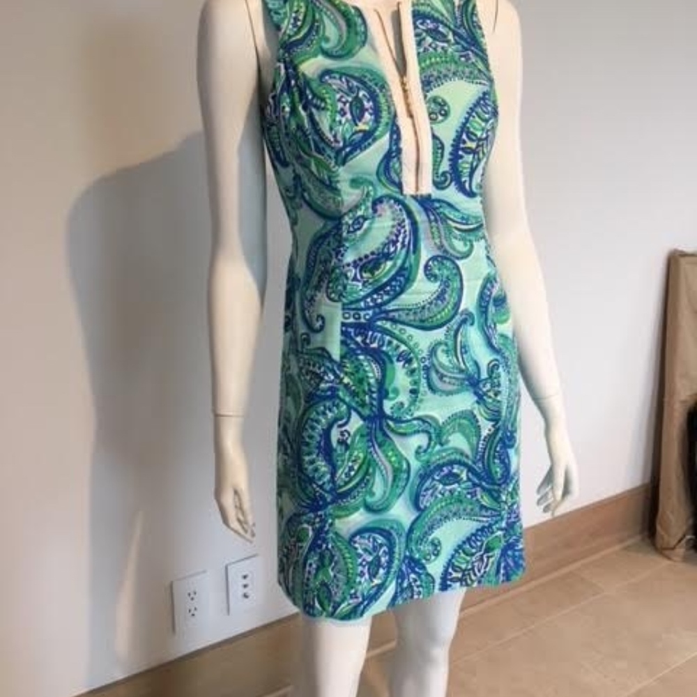 Lilly Pulitzer Zip Front Penelope Shift Dress
